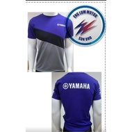 Yamaha T-shirt Collar and No Collar (Blue/Grey)