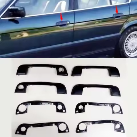 2Pcs/4Pcs For BMW 3 5 7 Series E36 E34 E32 Complete Set Car Door Handle Covers With Gaskets 51218122