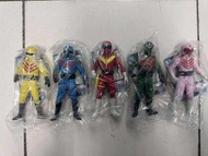 100% new Bandai 膠魂 SOUL Of SOFT VINYL 五勇士