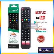Hisense TV Remote Compatible for Hisense Smart Android LED/LCD/Flat Panel TV Remote Control Replacem