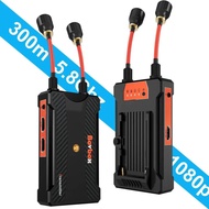 5.8GHz Wireless HDMI Extender 300m Video Transmitter Receiver Support NP F970 Battery for DSLR Camer