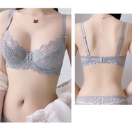Women's Underwear Set - Thin Lace Bra & Brief