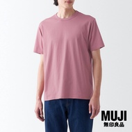 มูจิ เสื้อยืดคอกลมผ้าเจอร์ซีย์แขนสั้น ผู้ชาย - MUJI Jersey Short Sleeve T-Shirt