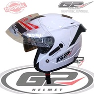 Helm G2 Optimax Double Visor (Paket Ganteng Spoiler) Leopard Redbull kyoto kairoz gt genos ultron p
