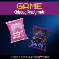 [READYMADE] Party Chip Bag / Goodies Gift Bag / Birthday Goodies Pack | Theme Game