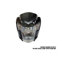 SUZUKI RAIDER R150 FI R150FI MSEKI HEAD LAMP HEAD LIGHT WITH COWLING LAMPU DEPAN DENGAN COWLING