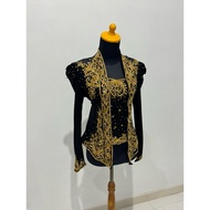Full sequin velvet kebaya top/ velvet kebaya full sequin top/ velvet bridal top