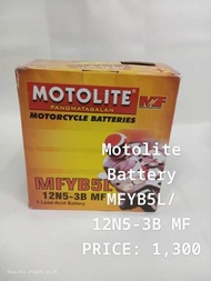 Battery Motolite MFYB5L heavy duty for Mio Scooter
Very Good Quality