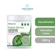BENOURISH Green Revive Superfood 300G - Organic Oat Wheatgrass, Digestive Enzyme, Support Gut Health