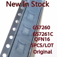 5PCS/LOT GS7260TQ GS7260 7260 GS7261CTQ R GS7261C 7261C QFN-16 SMD IC chip New In Stock RO7V
