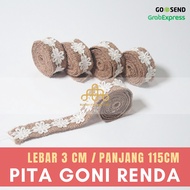 Pita Goni Renda/ Pita Goni Rustic/ Hiasan Mahar Rustic