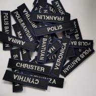NAMA TAG SULAM / NAME TAG EMBROIDERY