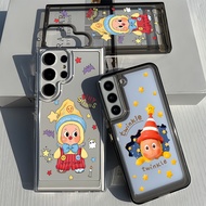 Cute Twinkle Twinkle Hard Clear Case for Samsung S26 S25 Ultra S24 Ultra S25FE A56 S24FE S23 Ultra S
