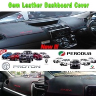 Proton Perodua Leather Car Dashmat Dash mat Dashboard Sun Cover viva aruz iriz exora preve persona w