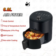 6.8L AIRFRYER Electric Fried Machine Non Stick Fry Tools Oil Free Easy Clean BBQ Pot Knob Control