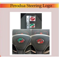 Perodua Myvi/Bezza/Aruz/Axia Steering Logo Sticker