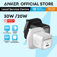 Anker Zolo Charger 30W 20W Fast Charging GaN USB C Charger Compact Charger Travel Adapter A2698