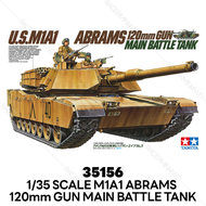 TAMIYA 1/35 Model KIt M1A1 Abrams 120mm Gun Main Battle Tank 35156