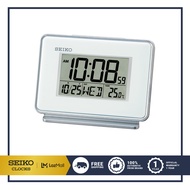 SEIKO CLOCKS นาฬิกาดิจิตอล รุ่น QHL068W ขนาด 4x4.9นิ้ว