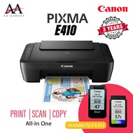 [ CHEAPEST] Canon Pixma E410 All In One Printer USB Direct Print Low Cost with Print/ Scan / Copy