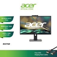 Acer Webcam Monitor B227QD 21.5" FULL HD IPS LED MONITOR/75hz/4ms/HDMI+DP/Speaker➕4 x USB/3 Years On