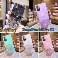 F3 F3 Pro Casing Glitter Motif Clear Bening Free Ring Silicone Soft Casing Handphone