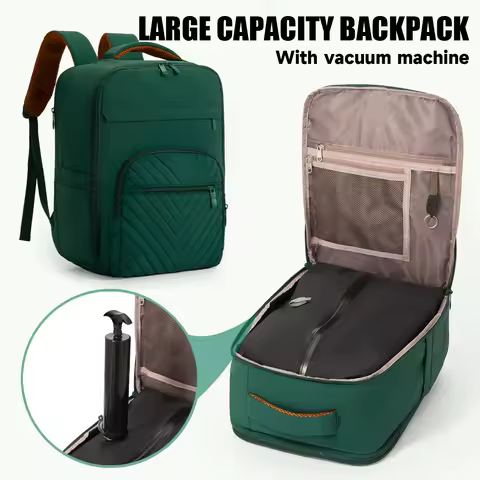 Computer Backpack 16inch Lightweight Laptop Backpack for Women, Large Capacity with Airbag and Vacuu