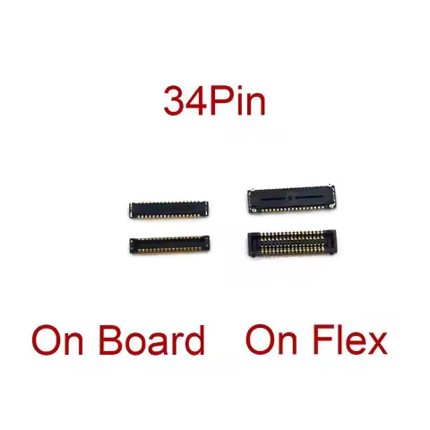 1pcs 34 Pin For Samsung J2 Pro J2Pro J250 J250F J250H J2 2015 J200 J200F J200Y J200H LCD Display FPC