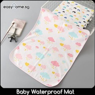 Baby Waterproof Mat / Diaper Changing Infant Crib Cot Bedsheet Protector/ Diaper Changing Anti Urine