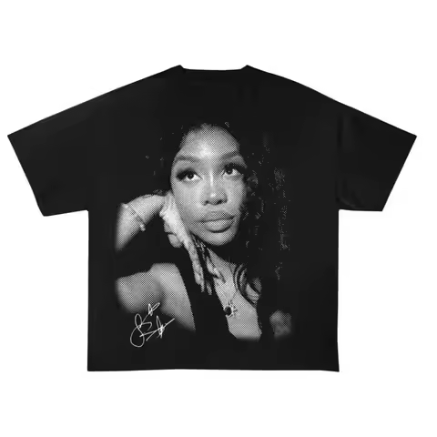 SZA Travel Hip-hop Rap T-shirt Men's T-shirt Harajuku Style Summer Unisex Casual T-shirt