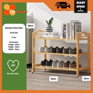 EvoGadgets -DIY Multi Tier Bamboo Small Shoe Rack Shoes Rack / Rak Kasut Bertingkat / Rack Kitchen /