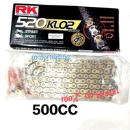 RK GOLD O-RING CHAIN GR520 KRO / GS 520 KLO2 GOLD CHAIN 120L