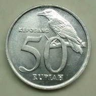 Uang Kuno 50 Rupiah kepodang