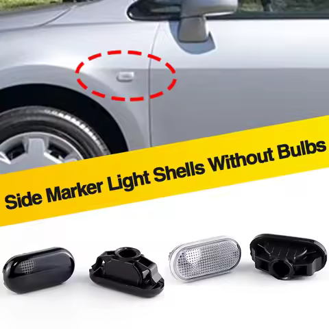 2PC No Bulbs Car Fender Side Marker Light Housing Shells For Nissan Qashqai J10 JJ10 Cube Z11 350Z Z