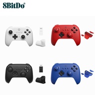 Original 8BitDo Ultimate Bluetooth Controller พร้อมแท่นชาร์จ GuliKit จอยสติ๊ก2.4G อะแดปเตอร์สำหรับ Nintendo Switch PC Windows Android IOS Gamepad Switch OLED ไร้สาย6แกน Motion Sensing ที่จับเกม Xbox สไตล์ USB แบบมีสาย TURBO Vibration Switch Lite Joypad