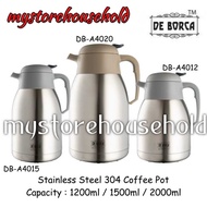 DEBORCA 1.2L / 1.5L / 2.0L 304 Stainless Steel Vacuum Coffee Pot