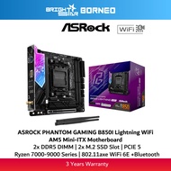 ASROCK PHANTOM GAMING B850I Lightning WiFi AM5 Mini-ITX Motherboard