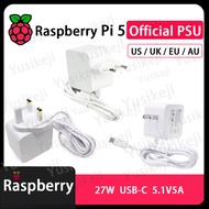 Official Raspberry Pi 5 Power Supply 27W USB-C USB Type-C Adapter 5.1V 5A With PD Standard Support P