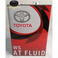 AUTO TRANSMISSION FLUID TOYOTA WS AT GEAR OIL4LITER VIOS NCP93 NCP150 CAMRY ASV50 ALTIS ZZE142 VELLF