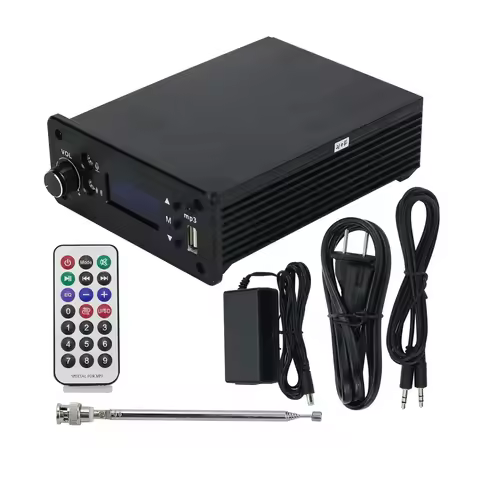 2026 FM Broadcast Transmitter Timing Wireless Broadcasting 0.1-7W with Antenna
