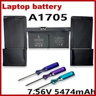 Laptop Battery A1705 7.56V 5474mAh for Apple Macbook Pro Retina 12" A1534 2015-2016 A1527 2017 .
