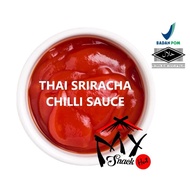 SRIRACHA SAUCE 50GR - SAUS SAMBAL MERAH THAILAND SAOS CABE CABAI RED HOT THAI CHILLI CHILI SOS HALAL