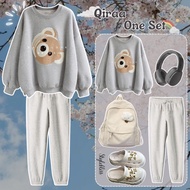 Qiraa One Set - Hangout Girl Outfit | Lecture - Simple Outfit | Korean Style Outfit | One Set Of Con