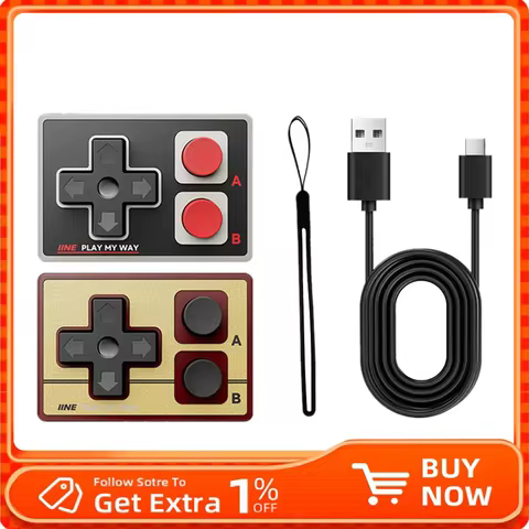 For IINE Gamebrick Mini Wireless Controller Bluetooth Multi-Function Gamepad Joystick Remote Control