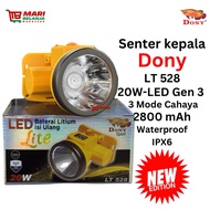 Dony LT 528 LED 20W Rechargeable Headlamp