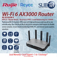Ruijie Reyee Router RG-EG105GW-X WiFi 6 AX3000 High-performance All-in-One Wireless | WiFi 6 | 2976M
