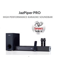 JazPiper PRO High Performance Karaoke Soundbar Virtual Surround Sound System with Wireless Subwoofer