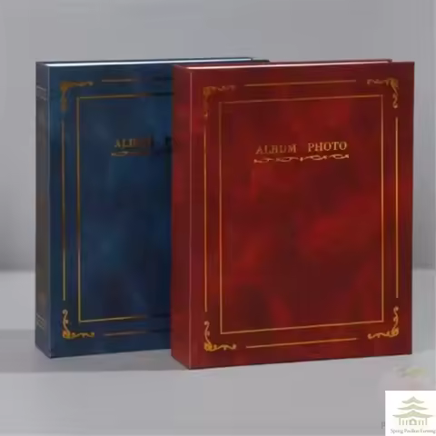 Family 6 Inch 100 Photos 16x12Cm Image Art Photo Albums Interstitial Album Classic Retro Photo Album