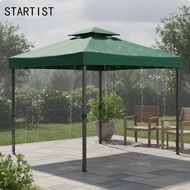 [STARTIST] SiaBiced Replacement Gazebo Canopy Protection Double Tier Canopy Top Waterproof Gazebo Ro