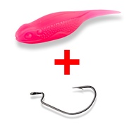 Umpan Kecebong Untuk Ikan Gabus Toman Wormhook Soft Bait Plastic For Snakehead Bukan Ozmy